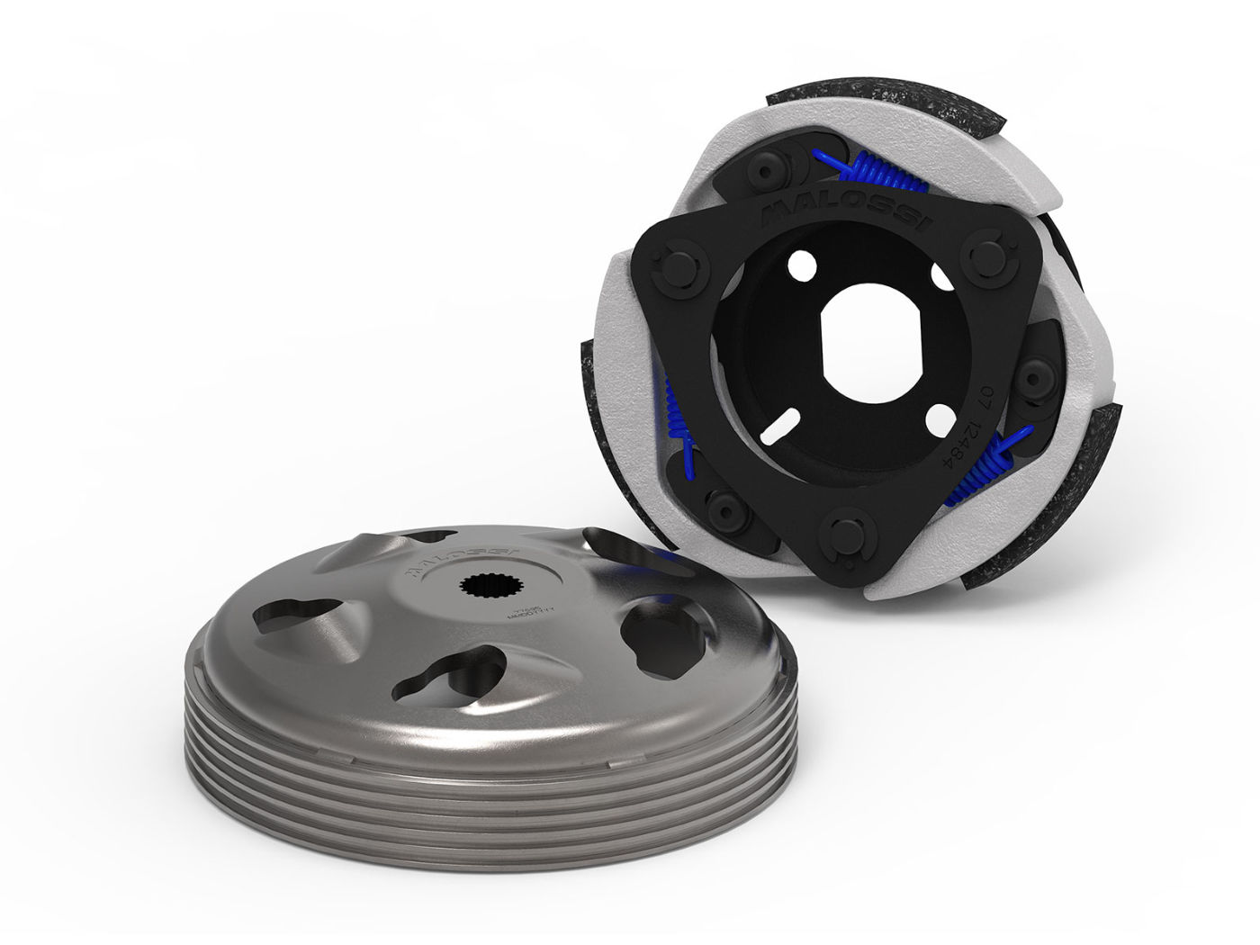 sankabos komplektas Malossi MHR Maxi Delta Clutch D=125mm, skirtas Honda SH, PCX, Pantheon 125 Euro3-Euro5, Sym Fiddle 3 Euro3, Kymco Agility, Like, People 125 Euro3-, Lambretta V Special 125 Euro4-