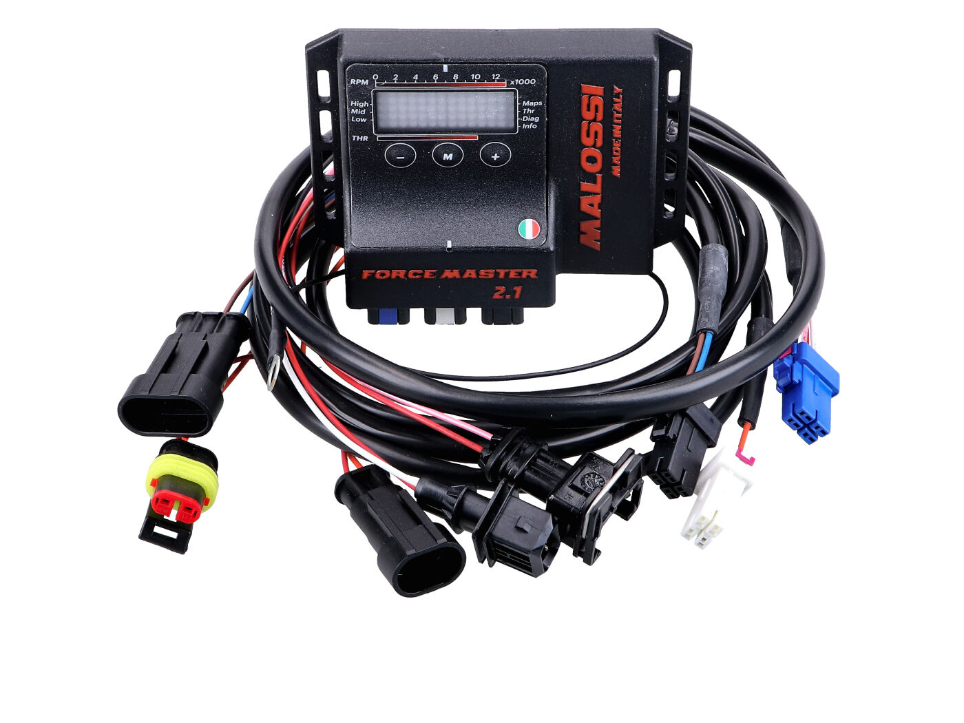 Įpurškimo modulis Malossi Force Master 2.1, skirtas Piaggio 125ie 4T 4V Euro3