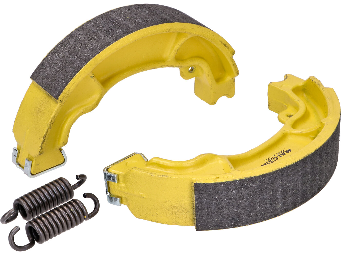 Būgninių stabdžių kaladėlių komplektas Malossi 130x25mm galinis Honda 125, 150 NES, Dylan, PS, SH