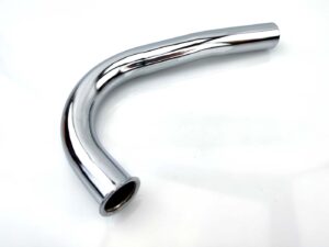 Išmetimo kolektoriaus chromas 32 mm 250 mm 1 posūkis dešinėje Miele K, DKW, Göricke, Gritzner, KTM, Hercules MK K