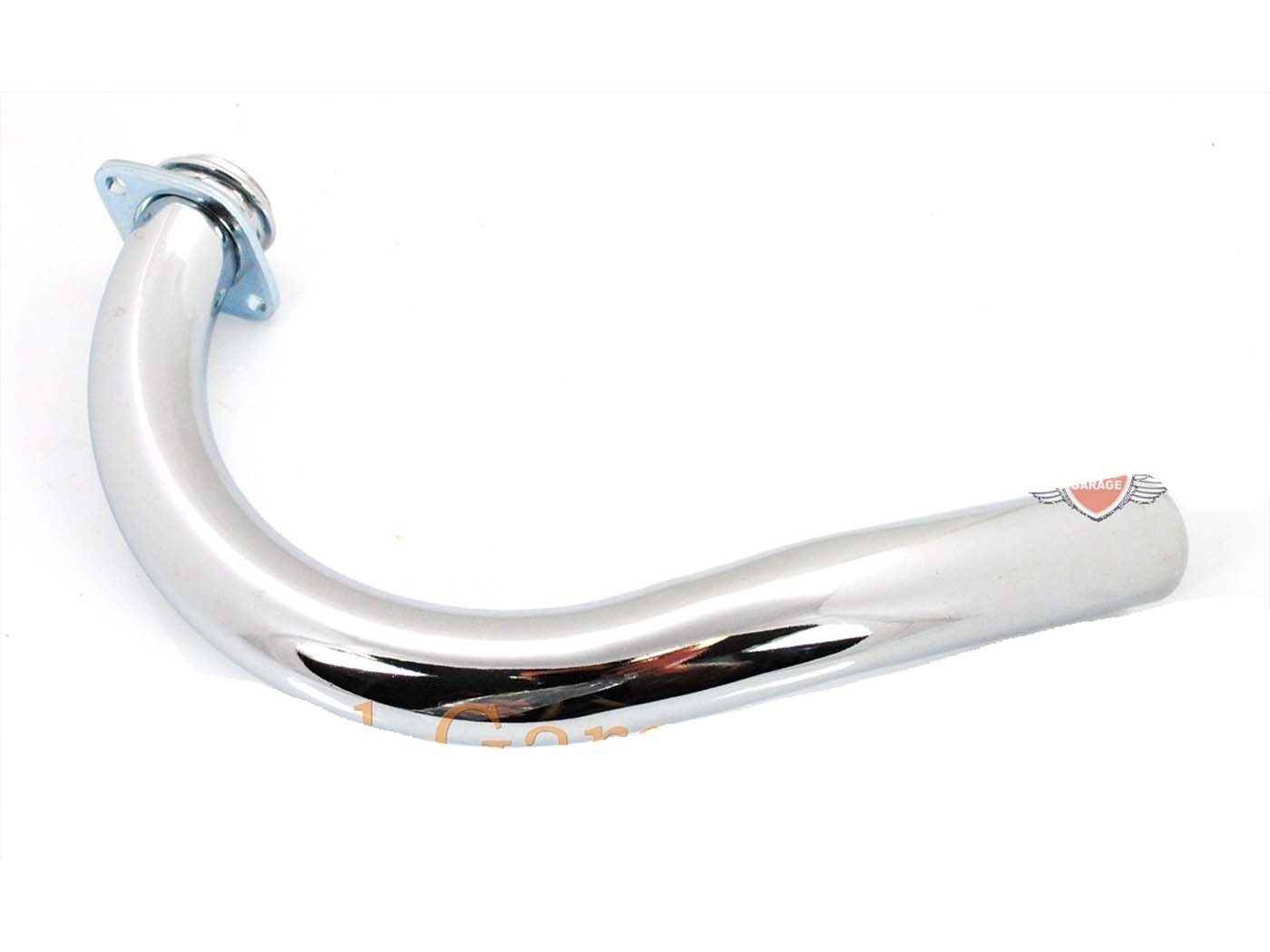 Išmetimo kolektorius 32mm flanšas 50mm chromas Hercules K 50 Ultra, Prima GT, GX, KTM, DKW