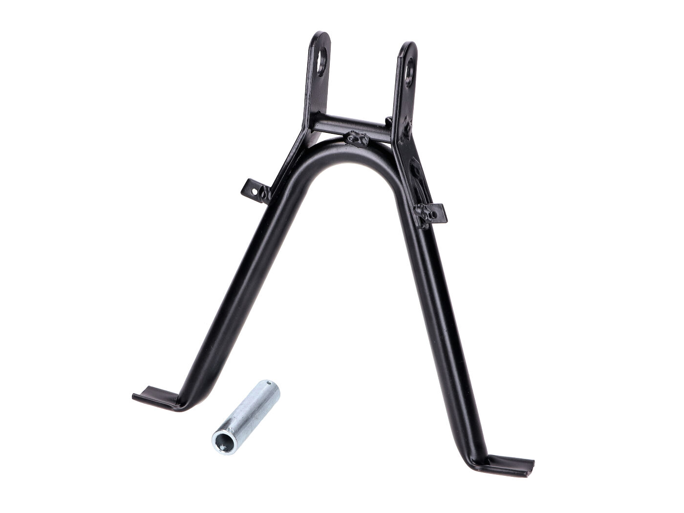 Pagrindinis stovas su guolio vamzdžiu juodas 18mm 53,50mm, skirtas Zündapp GTS, C 50 Sport, KS type 517, 529, 530, Super type 441