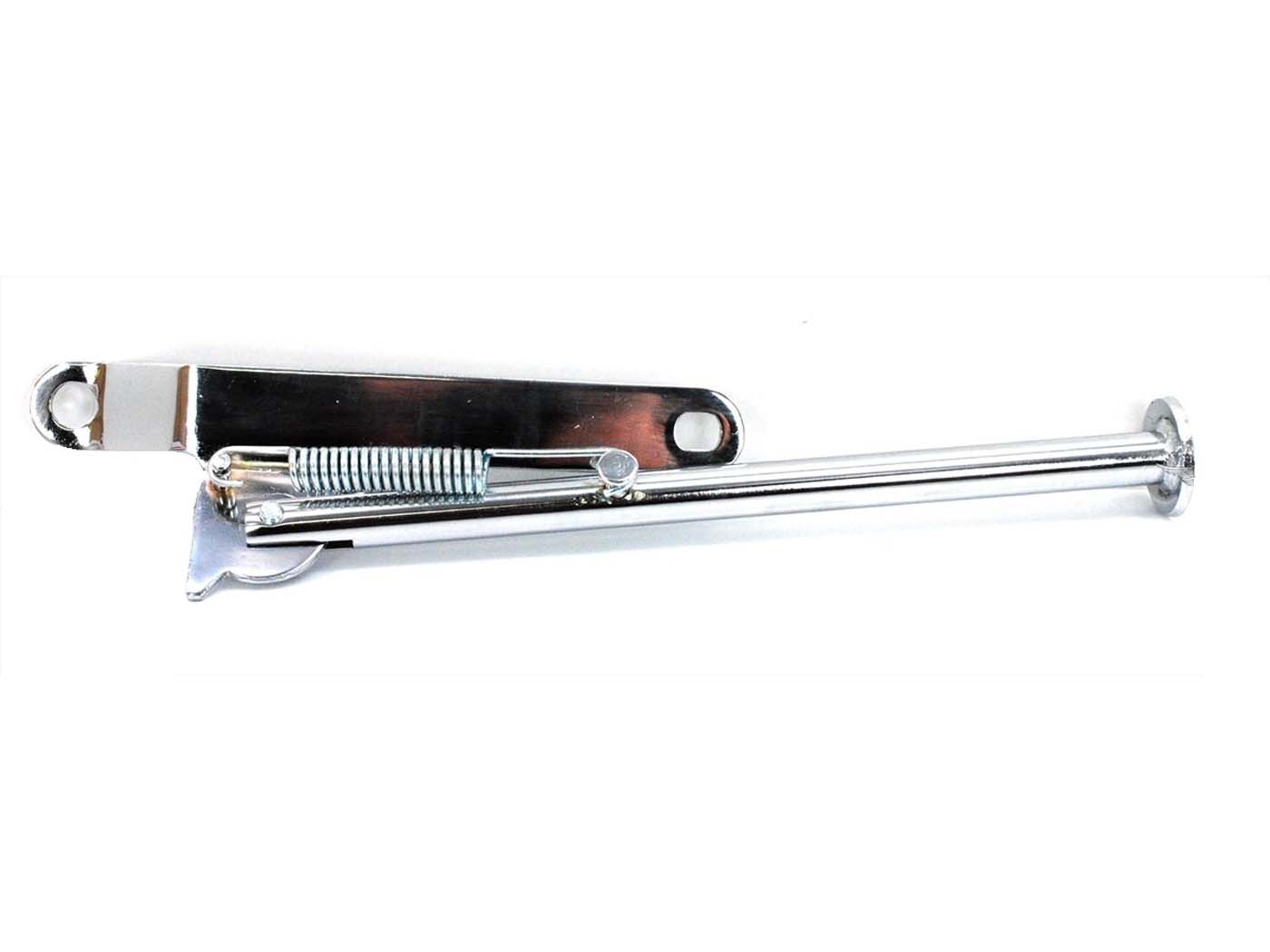 Šoninė kojelė plieninis 340 mm chromas, skirtas Zündapp C 50 Sport, GTS, KS, CS, CX