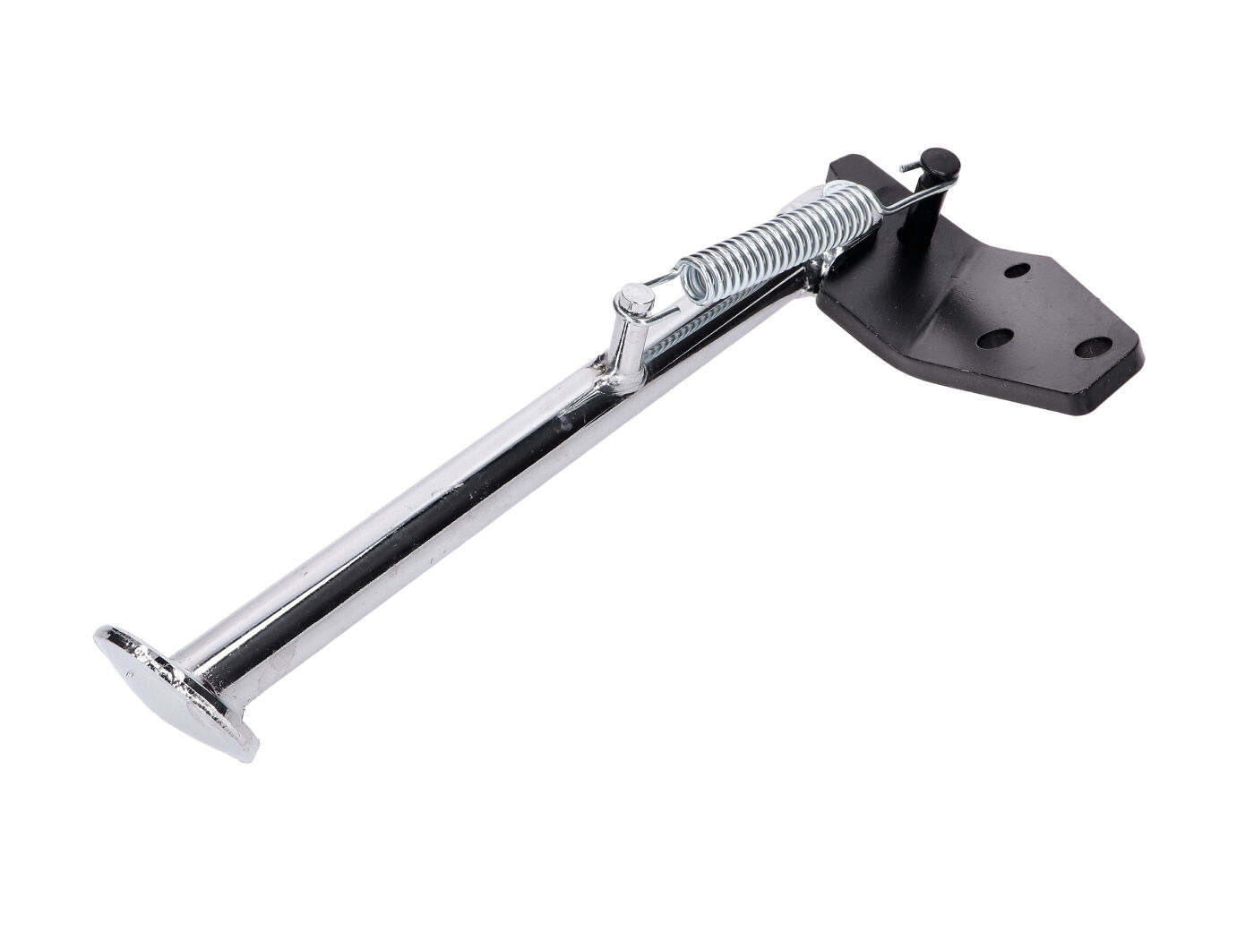 Šoninė kojelė chromuotas 310 mm su tvirtinimo varžtais Kreidler Florett RS, RMC, LF, LH, TM
