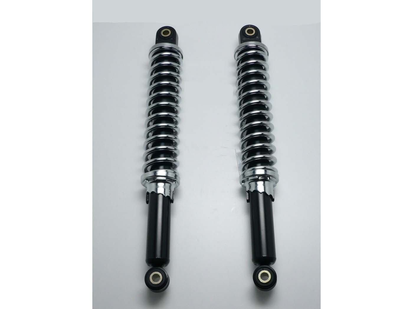 Reguliuojamas amortizatorius 370mm 10mm juodas chromas Kreidler Florett K 54 RS, RMC, Hercules KX 5