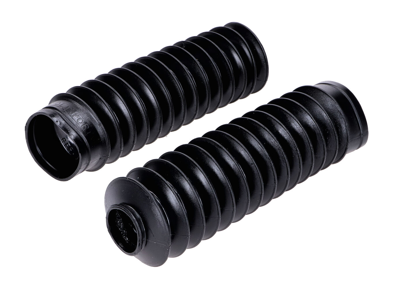 Silfonas Polisport Guminis juodas 30/50mm 210mm skirtas Polisport, Zündapp CS, CX, Hai Type 448