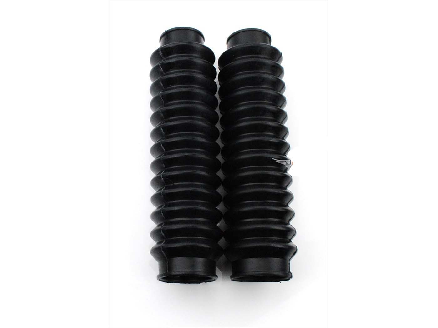 Šakės guminis juodas 28/33mm 180mm skirtas Kreidler Flory MF 22, 23, 30, 32, 34, Tomos A 3, 35, Hercules MK 1, 2, K 50 SL, RL, Sprint, 75 Prima 4, 5 S, GX