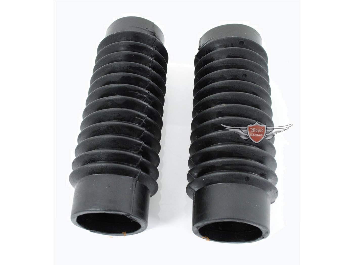 Šakės guma 40/45mm 155mm juoda Yamaha RD 50, 80, FS 1