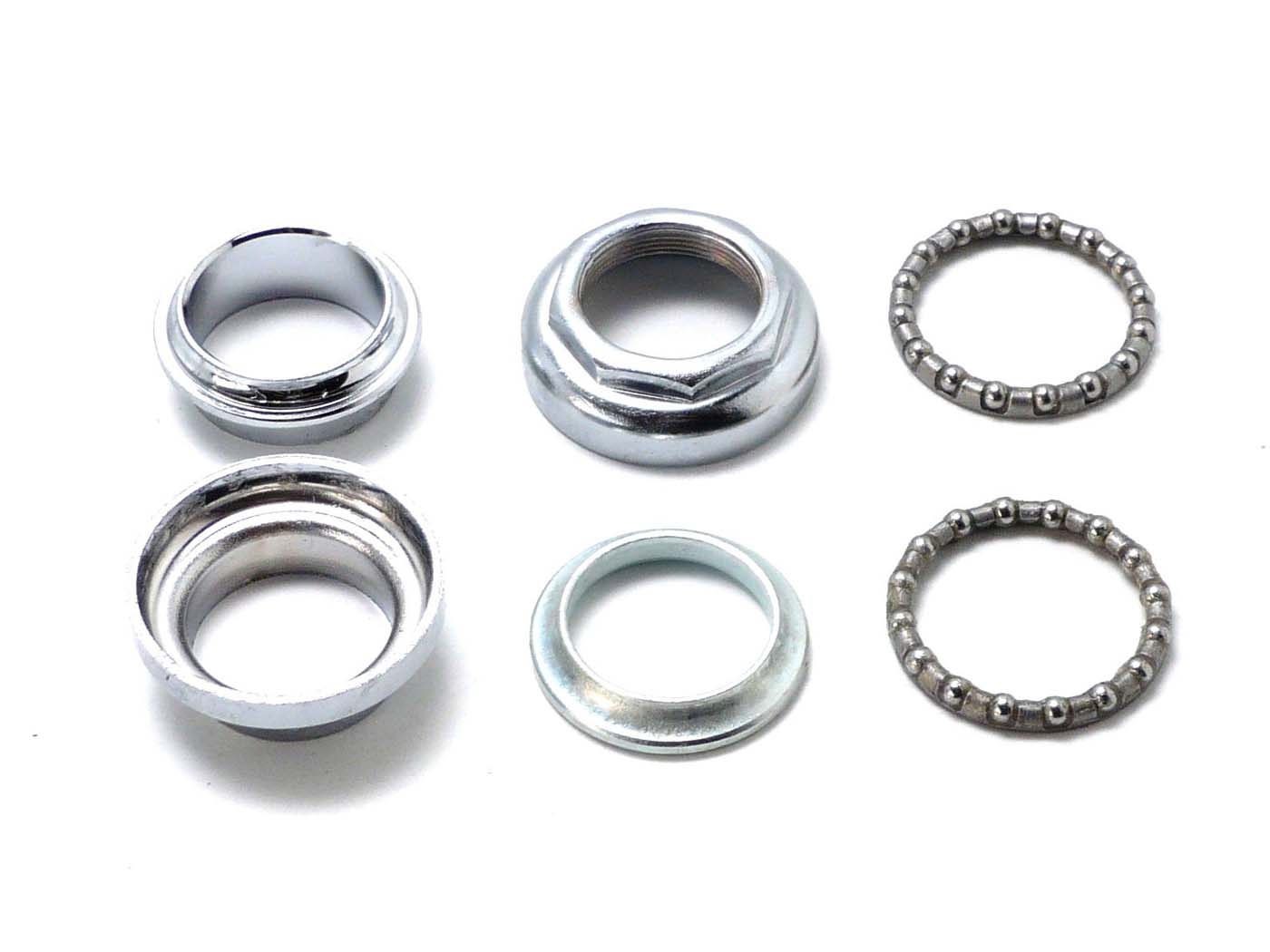 Vairo galvutės guolių komplektas 30mm 27mm Piaggio, Ciao, Citta