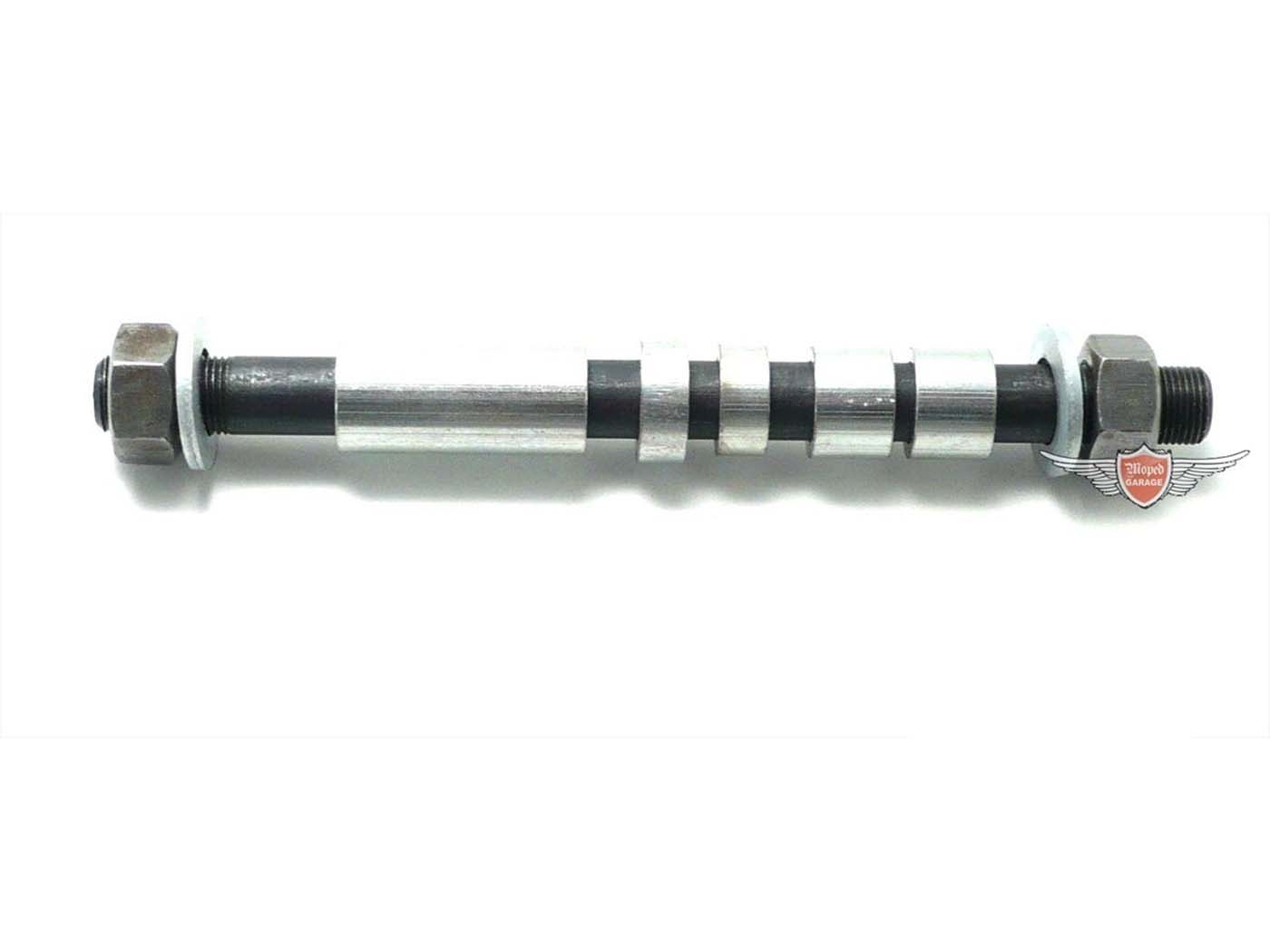 Ašis su tarpikliais M12x1 165mm Puch, Maxi, Leleu