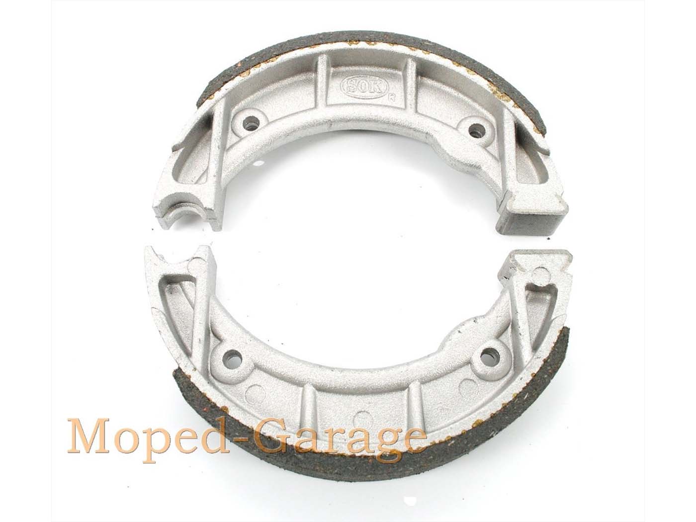 118 mm x 20 mm stabdžių kaladėlių komplektas po 2, skirtas Hercules Hobby Rider HR SB 1, 2, 3, 5, DKW Sport Bike, Kreidler, Puch