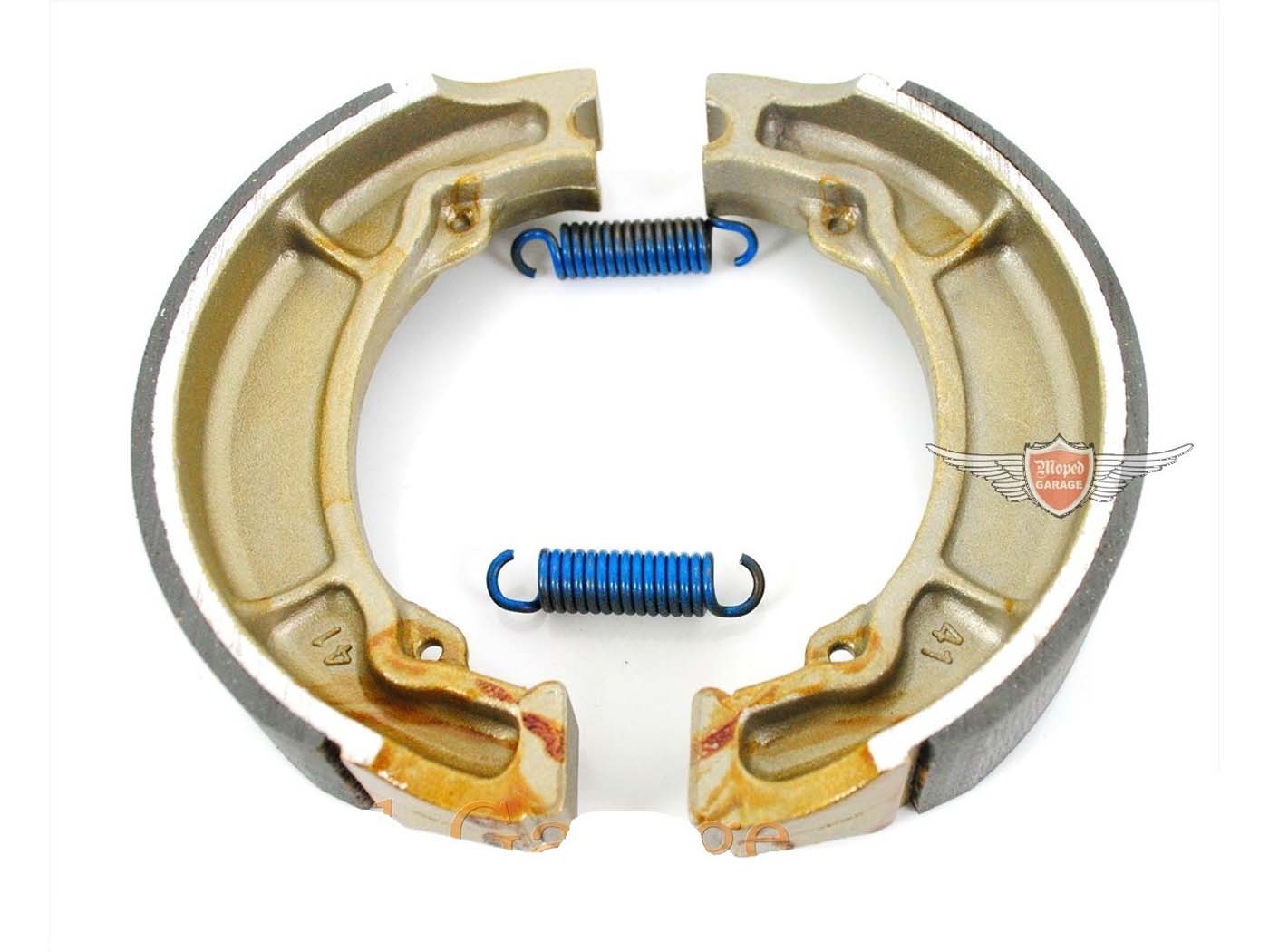 Stabdžių kaladėlės EBC 130 x 28mm su spyruoklėmis Yamaha DT 80 LC 1, 2, RD 125, 175, SR 125