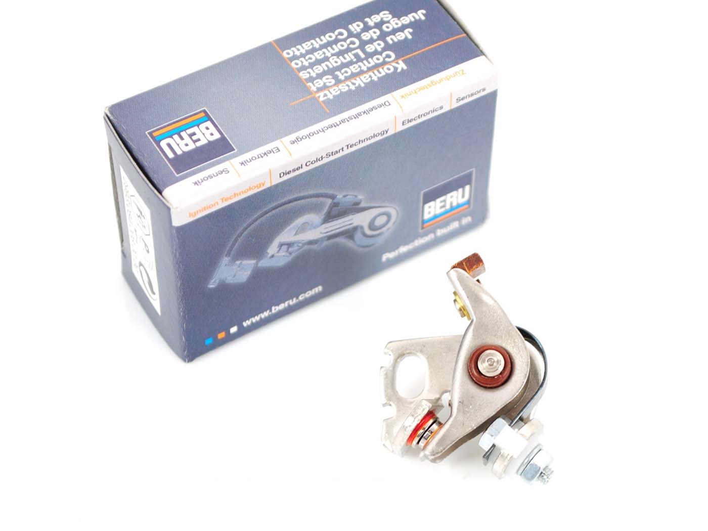 Uždegimo kontaktas Beru metalinis BERU, Zündapp Bergsteiger M 25, 50, R 50 Motoroleris, Automatinis Mopedas, ZA, ZB, ZD 10, 20, TS, ZR CS, CX, Hai, GTS, C, Kreidler Florett, Flory, Hercules MX 1, Puikus, Puch mopedas