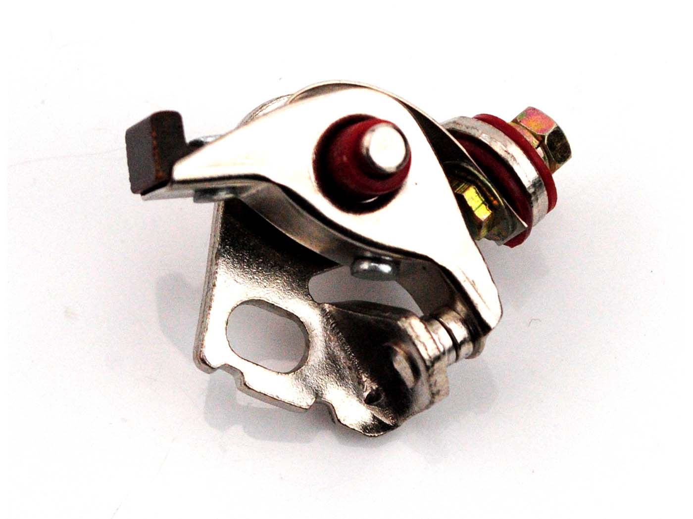Uždegimo kontakto metalas, skirtas Zündapp Bergsteiger M 25, 50, R 50 motoroleriui, automatiniam mopedui, ZA, ZB, ZD, TS, ZR, CS, CX, Hai, GTS, C, Super Combinette, Kreidler Florett, Flory, Hercules MX 1, Puiku, Puch mopedas
