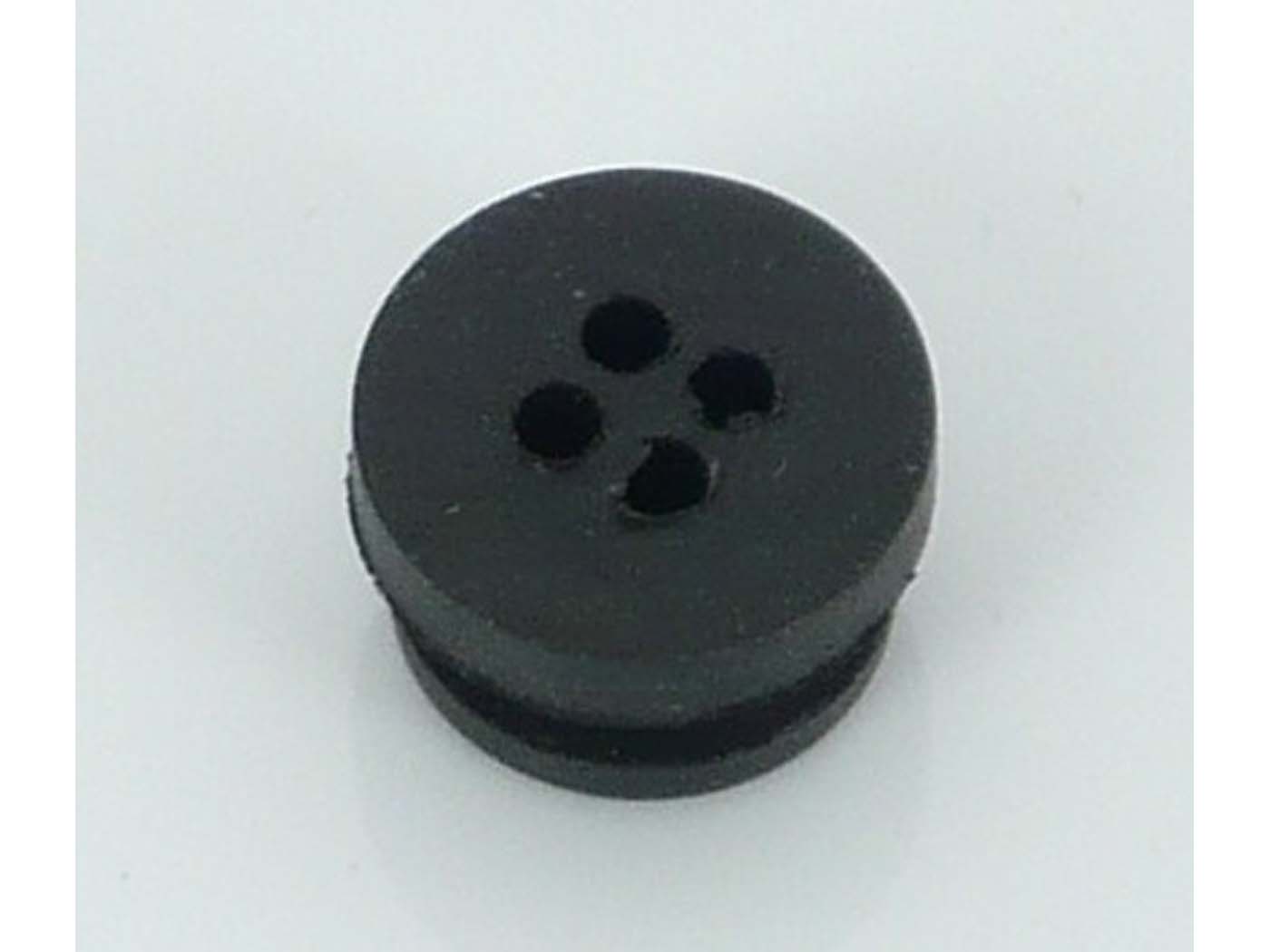 Guminis 4 skylių 9 mm juodas tarpinė skirtas mopedams Hercules, Miele, DKW, Rixe, KTM