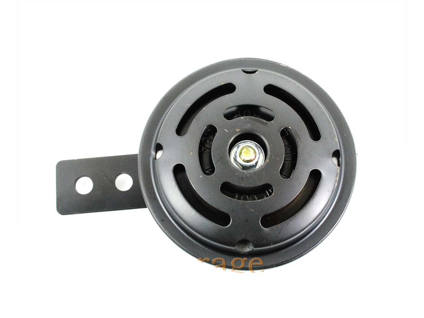 Horn 6V 9W 70mm black, skirtas Kreidler Florett, Zündapp, Hercules, Puch, Simson, DKW, KTM, mopedui, mopedui, mokick