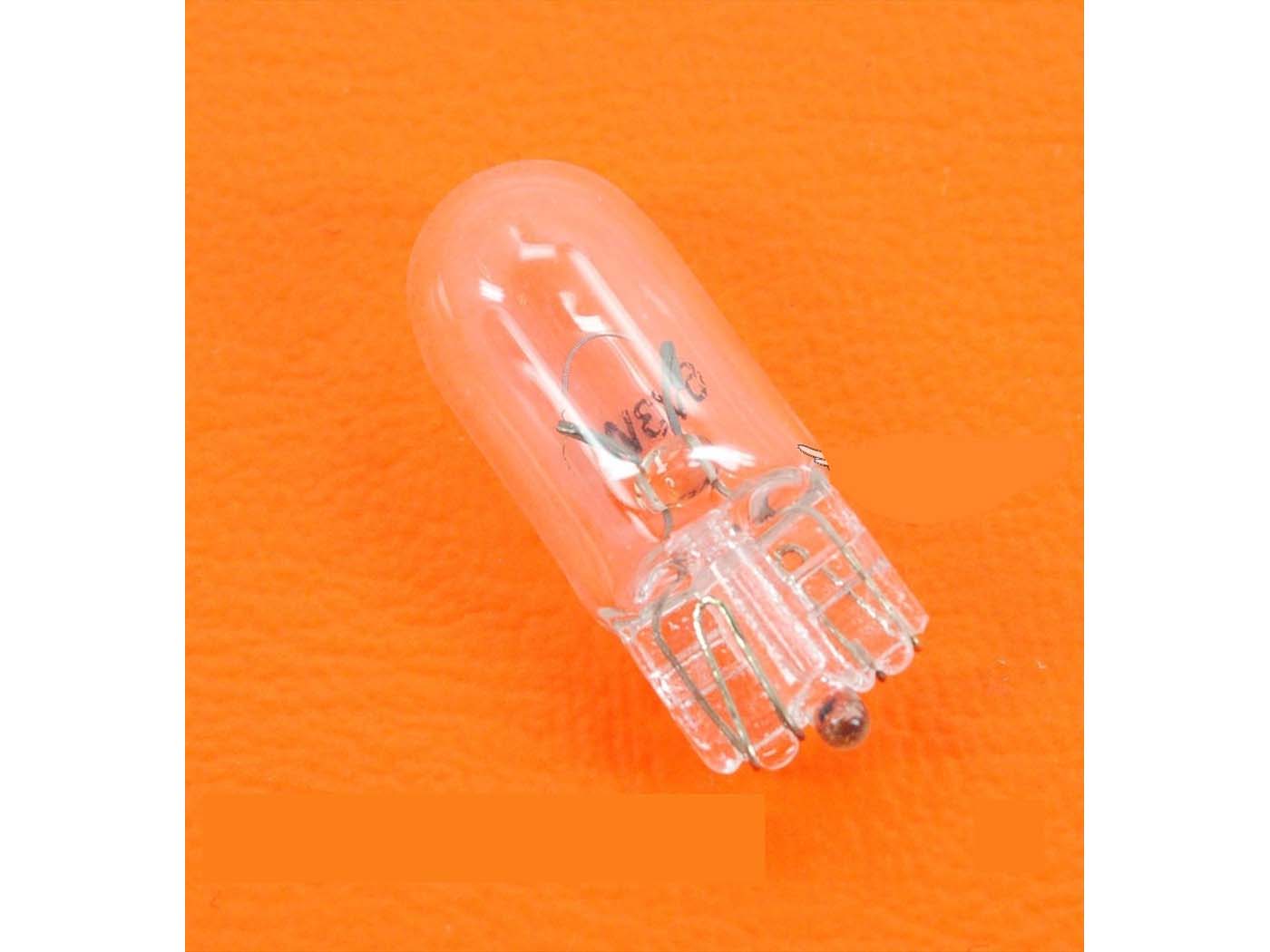 Stiklo lemputė 6 voltų 3 vatai 2,1 x 9,5 mm mopedui, mopedui, mokick, motoroleriui, motociklui, Zündapp, Kreidler, Hercules, Puch