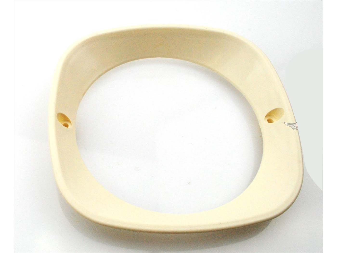 Priekinių žibintų gaubtas plastikinis dramblio kaulo spalvos Simson Schwalbe KR51/1, KR51/2, SR4-2, SR4-2/1, SR4-3, SR4-4