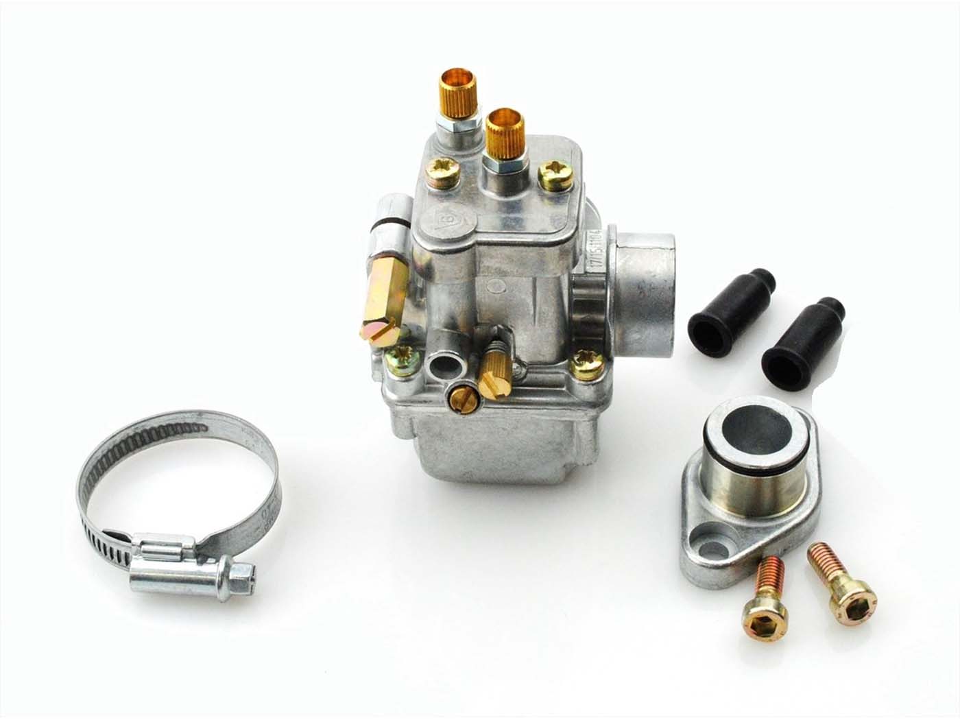 Aliuminis karbiuratorius Bing 23mm 28mm, skirtas Simson SR 50, 80, Hercules Supra, Prima GT, GX, Zündapp GTS, CS, CX, Kreidler Mustang, KTM Bora, DKW Rixe