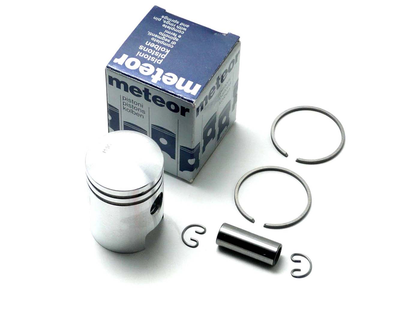Stūmoklio komplektas Meteor 38mm 12mm Stūmoklio pirštas mopedui Puch, Maxi S, N