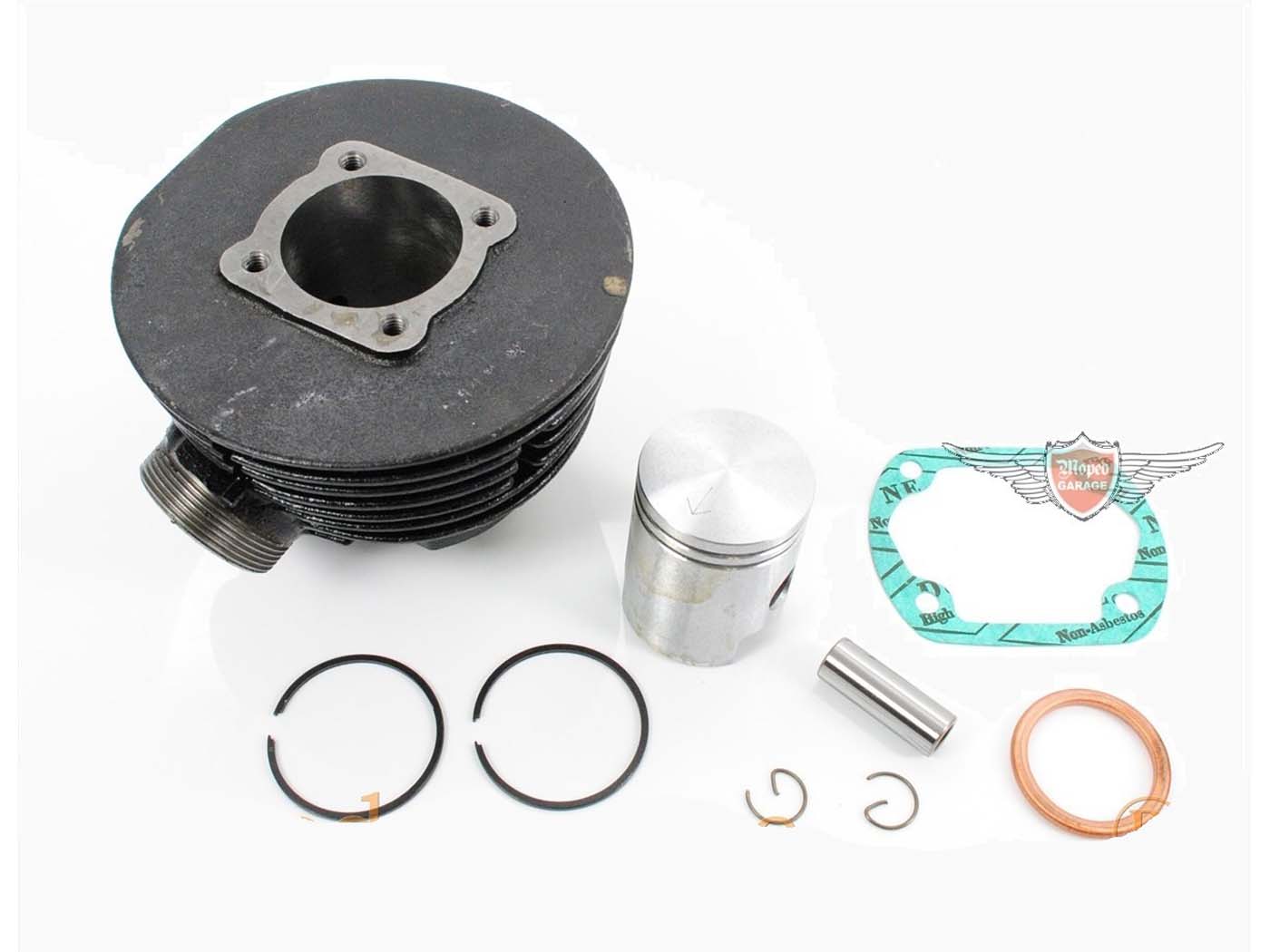 Cilindro komplektas, liejamas 56cc 41mm 12mm, skirtas Sachs 50/3, 50/4 LKH, Hercules 219, 218, 220, Miele, DKW, KTM, Göricke, Gritzner