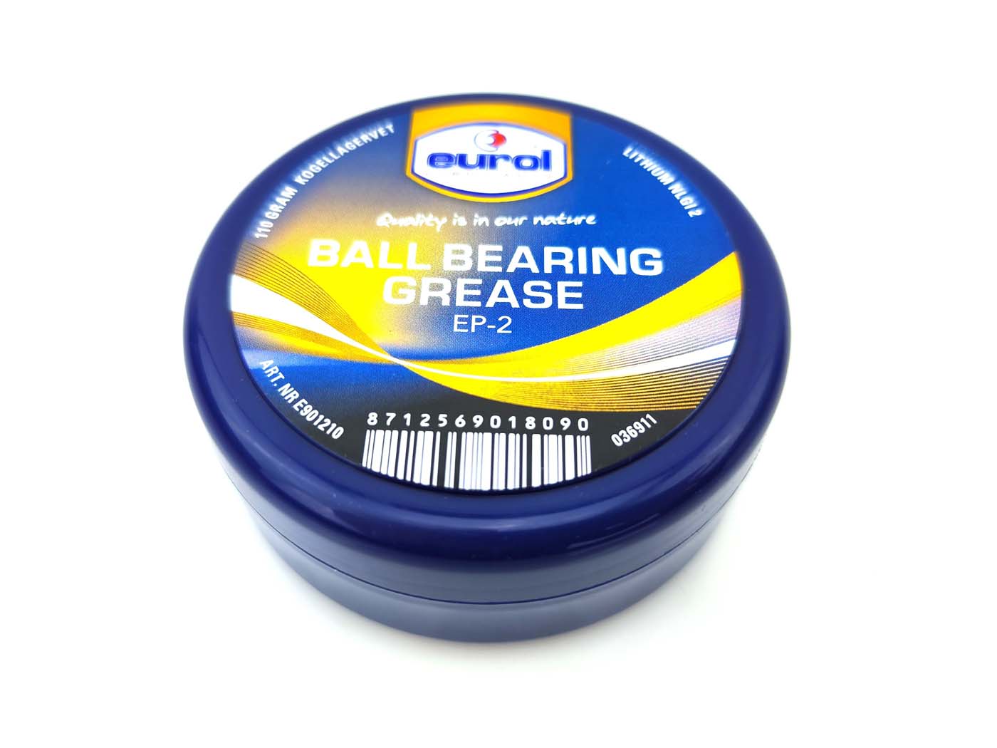 Rutulinių guolių tepalas Eurol EP 2 110g skarda
