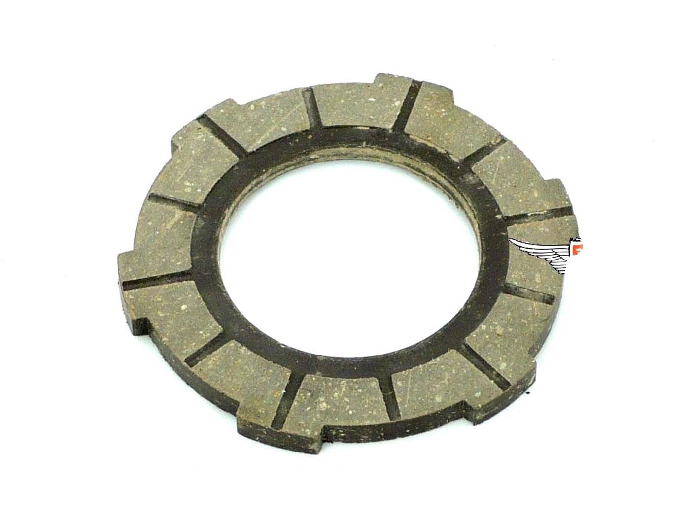 Frikcinė plokštė 37 mm x 66 mm 3,3 mm, skirta Hercules Prima M, Optima, KTM, DKW, Rixe