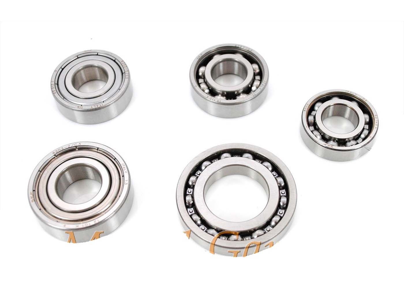 Variklio laikiklio SKF komplektas 17x40x12mm 15x32x9mm 25x47x8mm, skirtas Zündapp CS 50, CX Hai 50 Mokick KKR