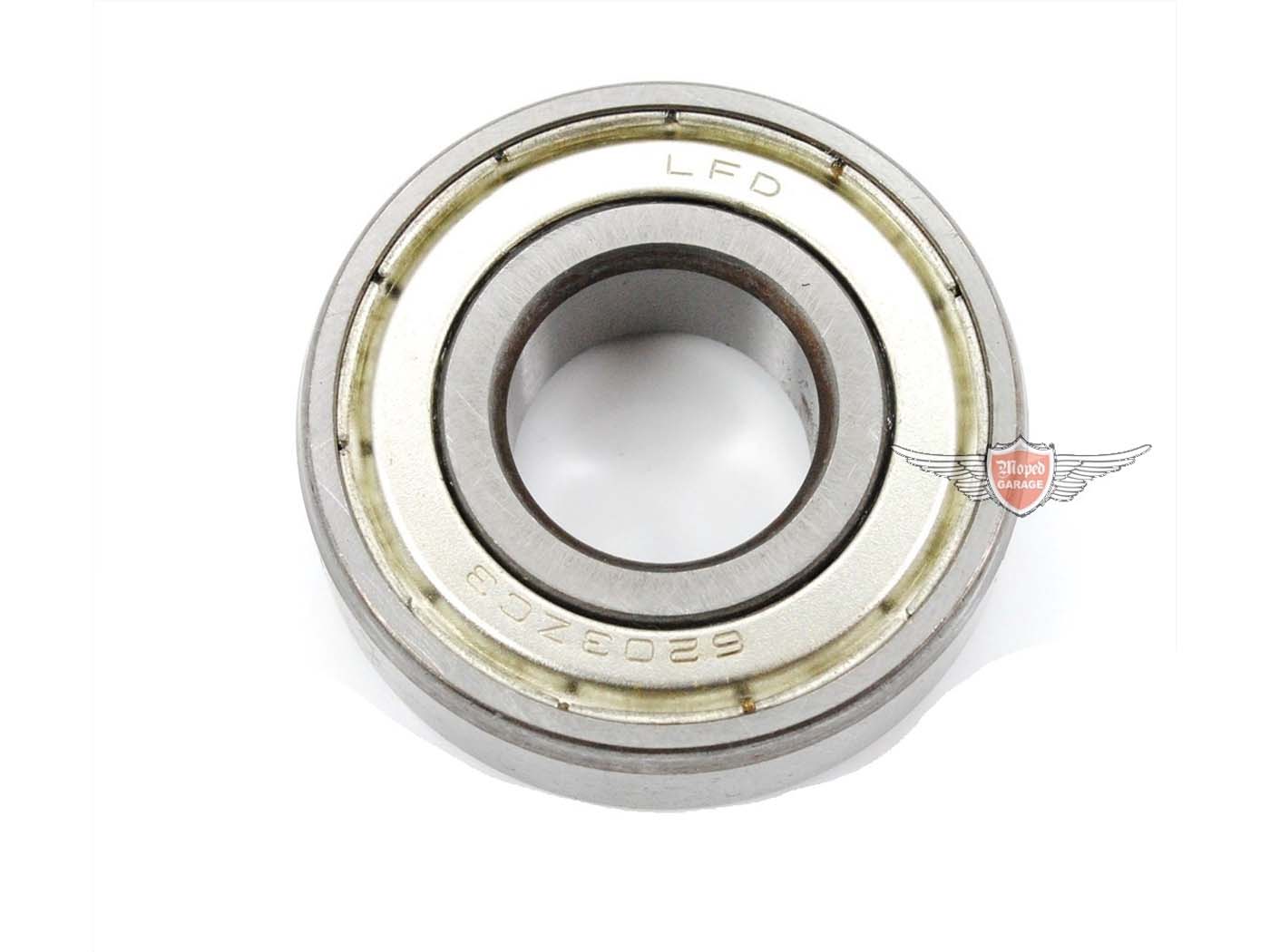 Rutulinis guolis 17x40x12mm tipo 6203 Z C3 skirtas Zündapp, Kreidler, Hercules, Puch, Sachs, Kreidler K 53