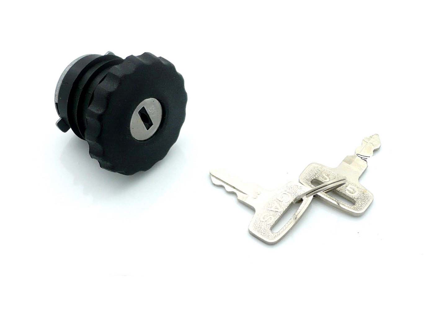 Bako dangtelis rakinamas 30 mm juodas su 2 rakteliais Peugeot 101, 102, 103, 104, Hercules Saxonette