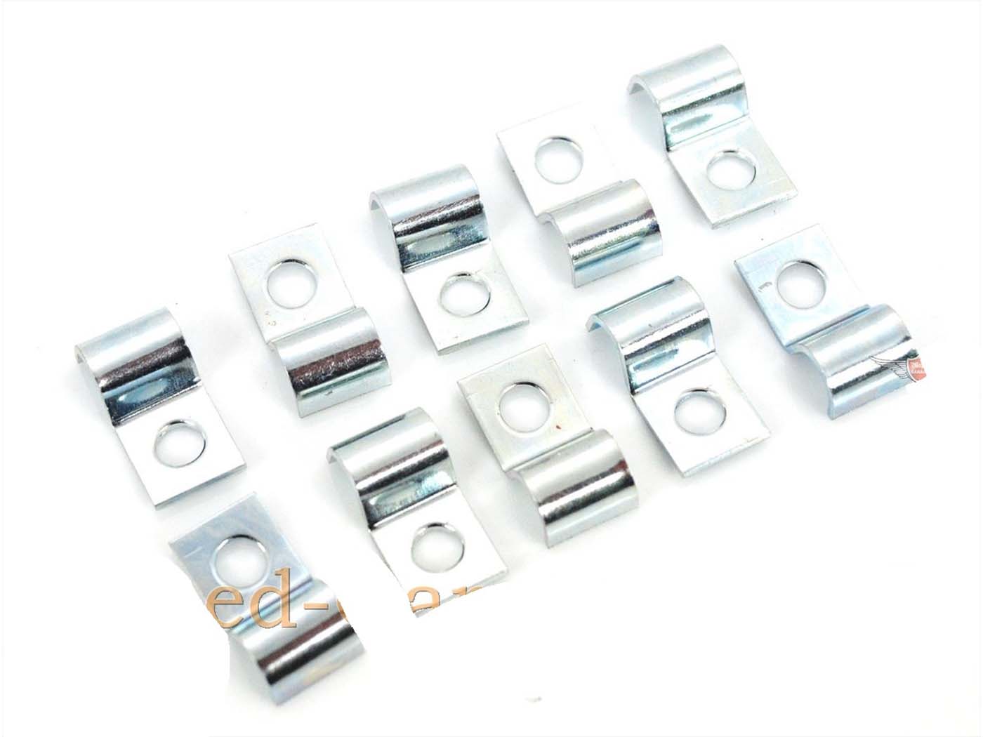 Kabelio ir Bowden kabelio laikiklis 6 mm 10 dalių, skirtas Zündapp, Kreidler, Hercules, Puch, Miele, DKW, Rixe, mopedui, mopedui, mokick
