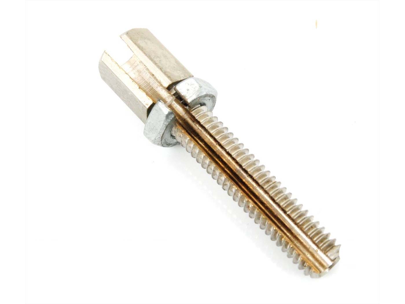 Reguliavimo varžtas šešiakampis M6 x 29mm 7mm skersmens 3mm anga mopedui, mopedui, mokick
