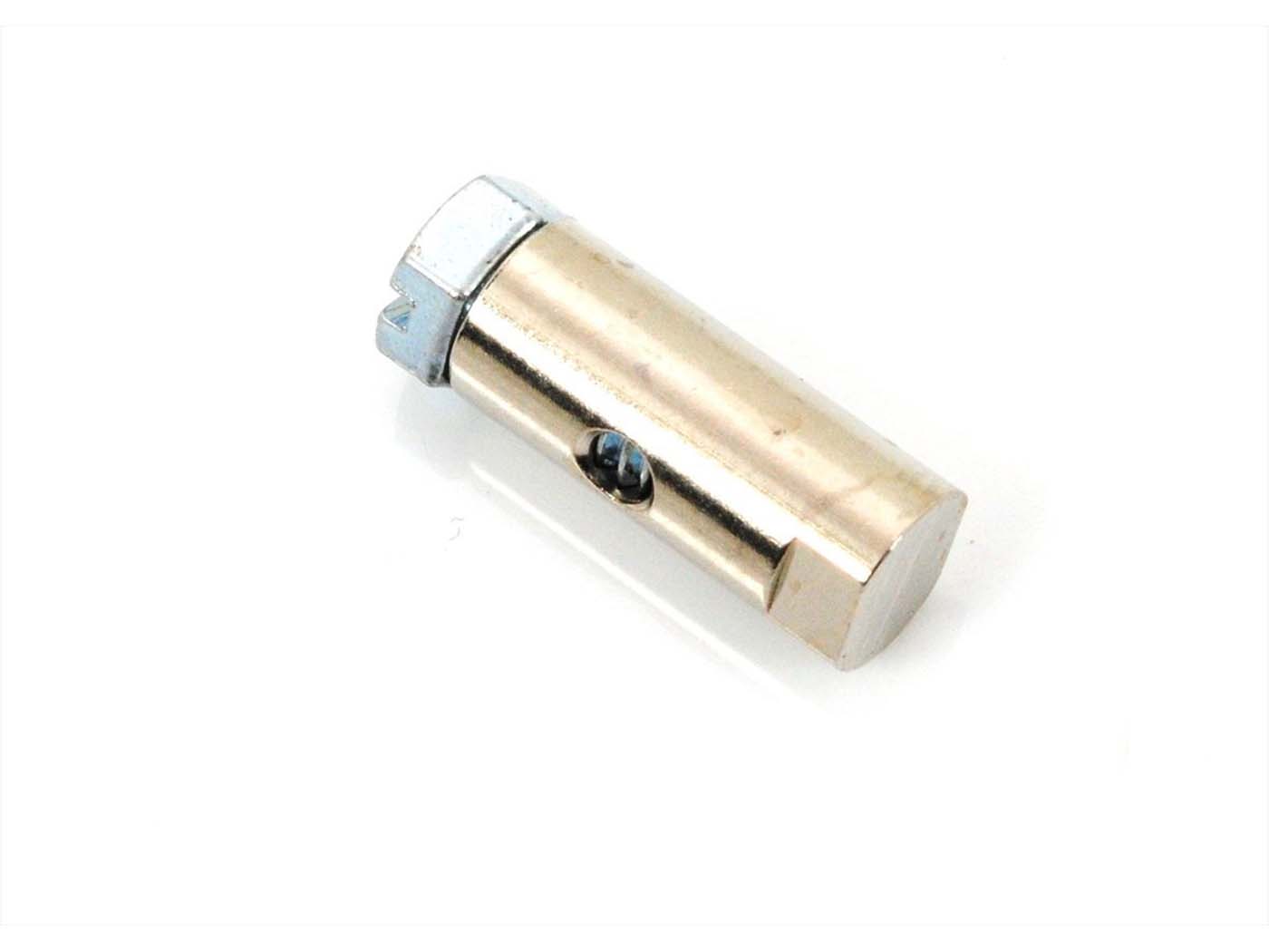 Žalvarinis 6x14 mm sraigtinis antgalis, 2,2 mm, skirtas Zündapp, Kreidler, Hercules, Puch, Miele, DKW, NSU, KTM