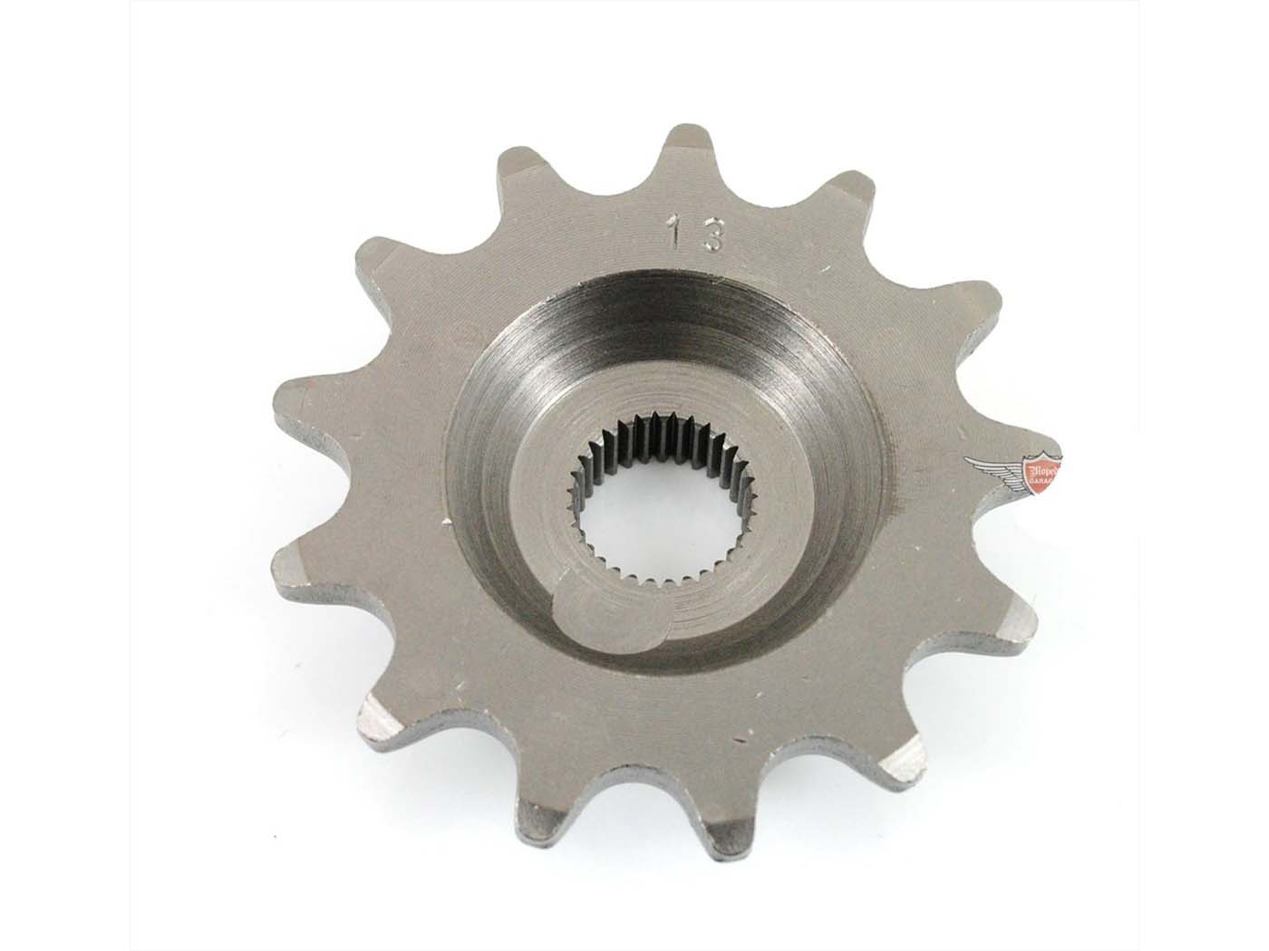Plieninis krumpliaratis Esjot 13 dantų 13 mm, skirtas Zündapp CS 25 Type 448-140, Hai 448-15, C 50 Super 441, Sport 517-21, 529-010, R 561-003, 561 Sport, Combinette 5015, 451, 451 , 428, Falconette 435, 437