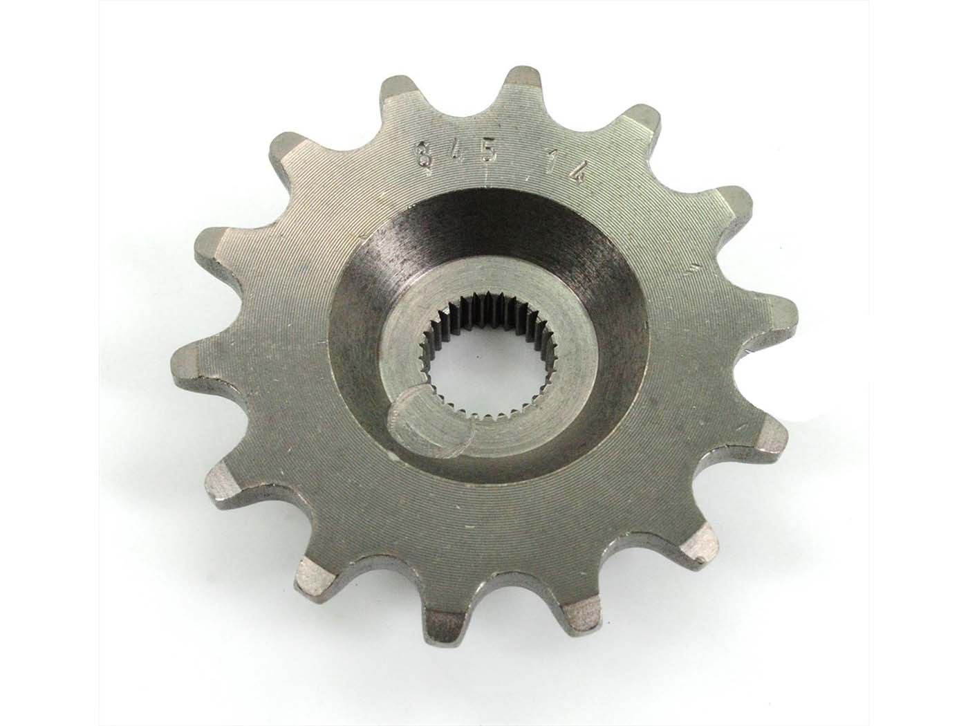 Plieninis krumpliaratis Esjot 14 dantų 12 mm, skirtas Zündapp CS 25, Hai C 50 Super, Sport, R 50, Sport Combinette, Super Falconette