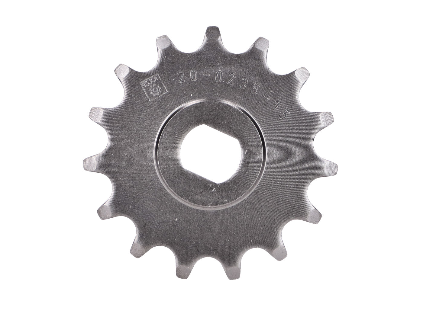 Plieninis krumpliaratis Esjot 15 dantų, skirtas Hercules Prima 1, 2, 3, 4, 5, 6, M MX SX, Hobby Rider 4 HR 2 su aliuminio ratu, MF MP Optima P GT GX, Pronto, Presto, Supra D, GP, KTM Bora, Rixe, DKW Mofa Mopedas
