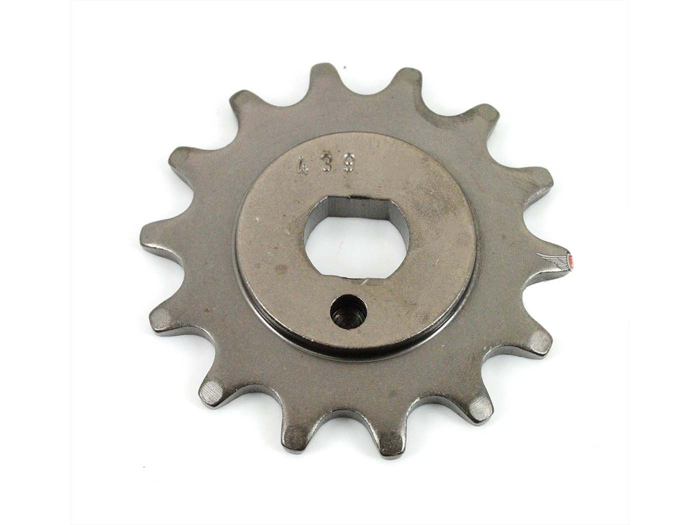 Žvaigždė Esjot plieno 12 dantų 15x12mm grandinės tipas 415, skirtas Kreidler Florett Eiertank K54/0M, LF LH K54/32 D, 3 greičių Mokick, Mustang Enduro, Mopedas, Flory MF12, MF 13, 20, 22, 243, Flott 25