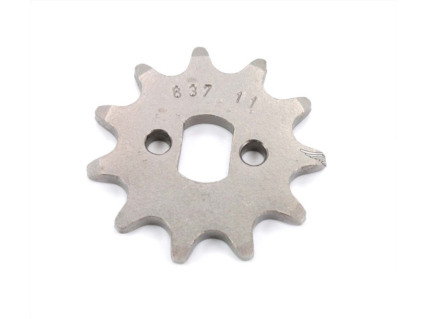 Plieninis krumpliaratis Esjot 11 dantų 15x10mm, skirtas Zündapp Bergsteiger M 25 type 434-02, 50 434-01, automatiniam mopedui 442, ZR 10 447, 20 30 ZA 460, 40 A ZB 22 ZD 446, 4466