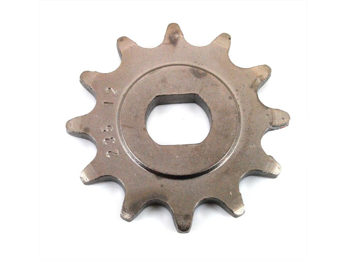 Plieninis krumpliaratis Esjot 12 dantų 12,60 x 15,60 mm, skirtas Hercules Prima 1, 2, 3, 4, 5, 6, M MX SX, Hobby Rider 4 HR 2 su aliuminio ratu, MF MP Optima P GT GX, Pronto, Presto, Supra D , GP, KTM Bora, Rixe, DKW mopedas