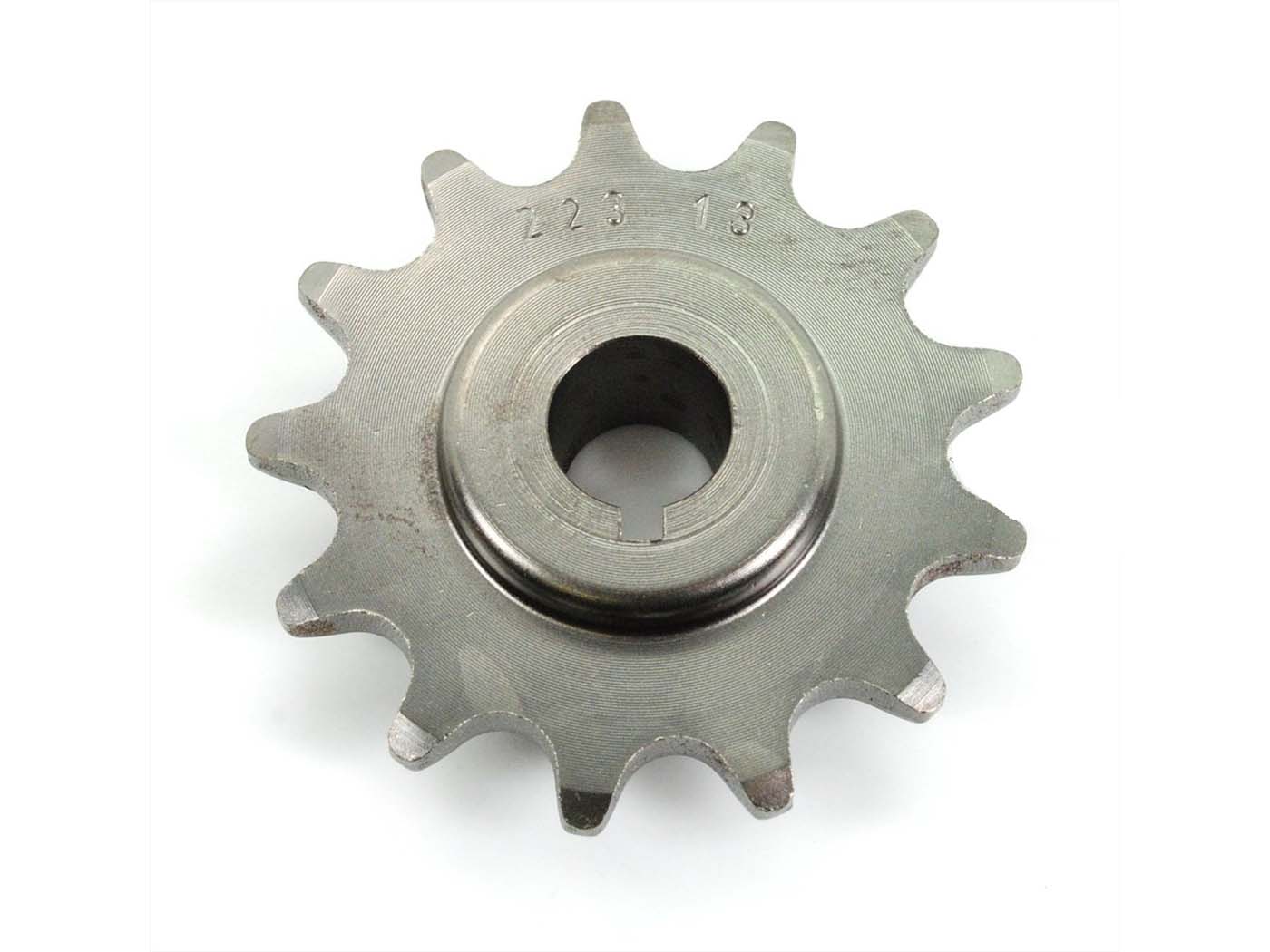 Plieninis krumpliaratis Esjot 13 dantų 13,2 x 11,7 mm, skirtas Hercules MP 2, 4, Miele, DKW, KTM, Rixe mopedui, mopedui, mokick
