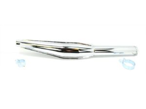 Išmetimo chromas 32 mm 660 mm, skirtas Zündapp CS, KS, GTS, ZR, ZD, ZL, C, Kreidler Florett, LF, LH, RMC, Flory, Hercules Prima, MK, K 50, Ultra, Puch Maxi, Monza