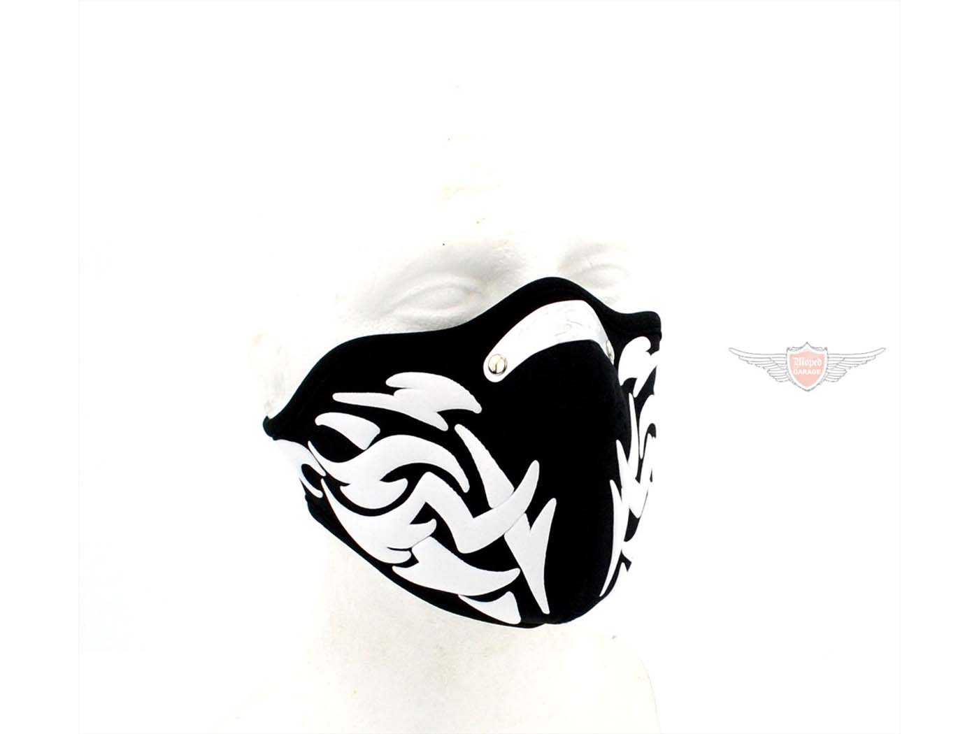 Baikerio kaukė 2 mm tribal mopedui mokick