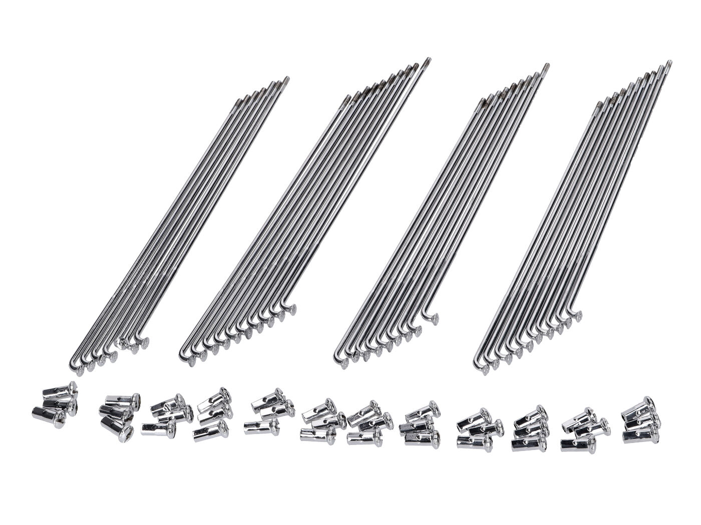 Stipinai dobilo lapo chromo 183 mm su užsukamu galiuku (36 vnt.), skirti Kreidler, Flory MF 12, 13