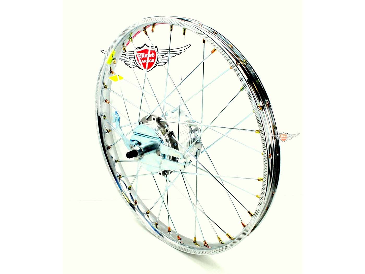 Galinis ratas 1,2 x 17 colių chromas, skirtas Puch Maxi N, S