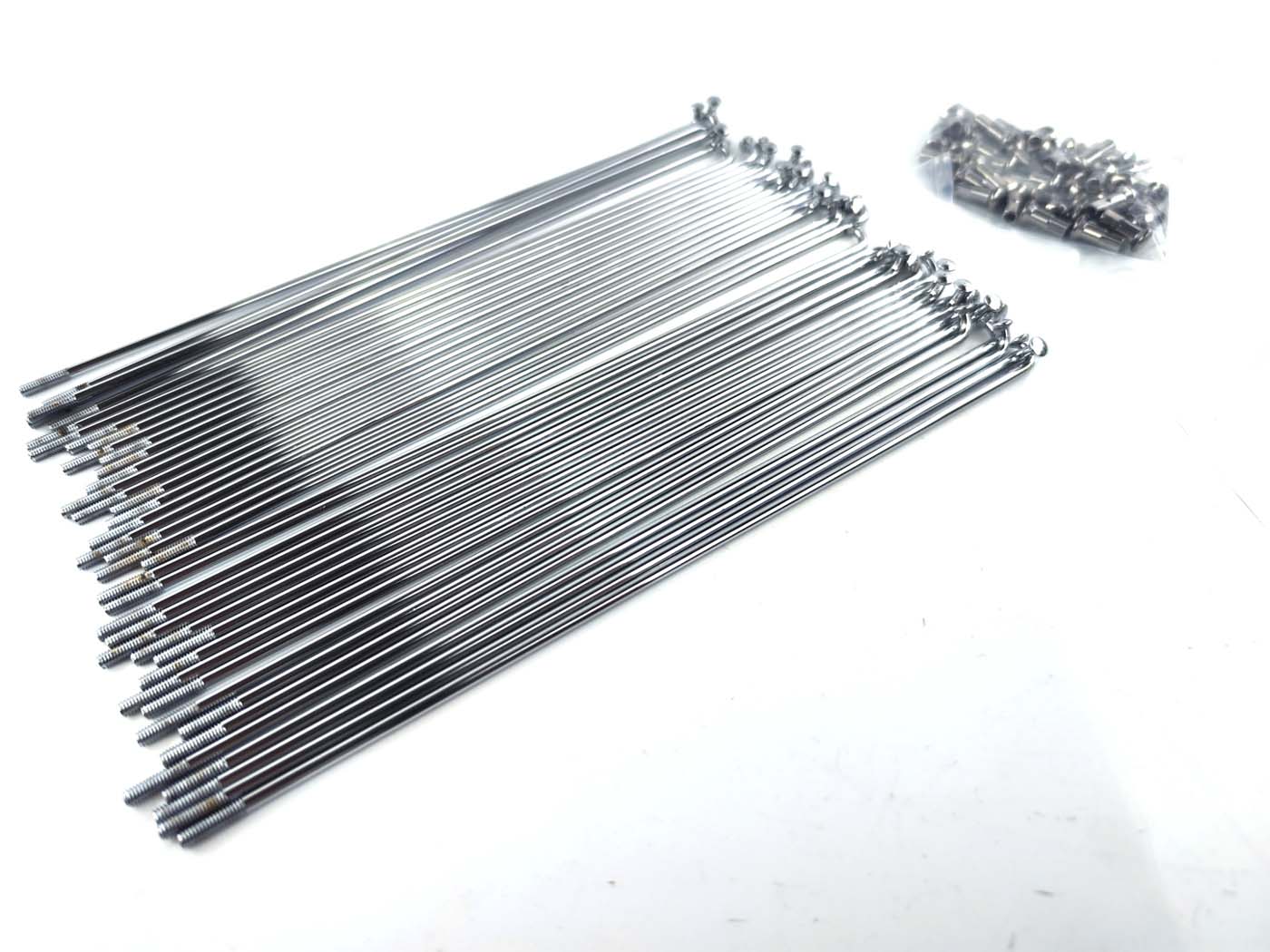 Stipinai chromuoti 2,9x211,5 mm su užsukamu galiuku 36 vnt Viktorijai, Vicky