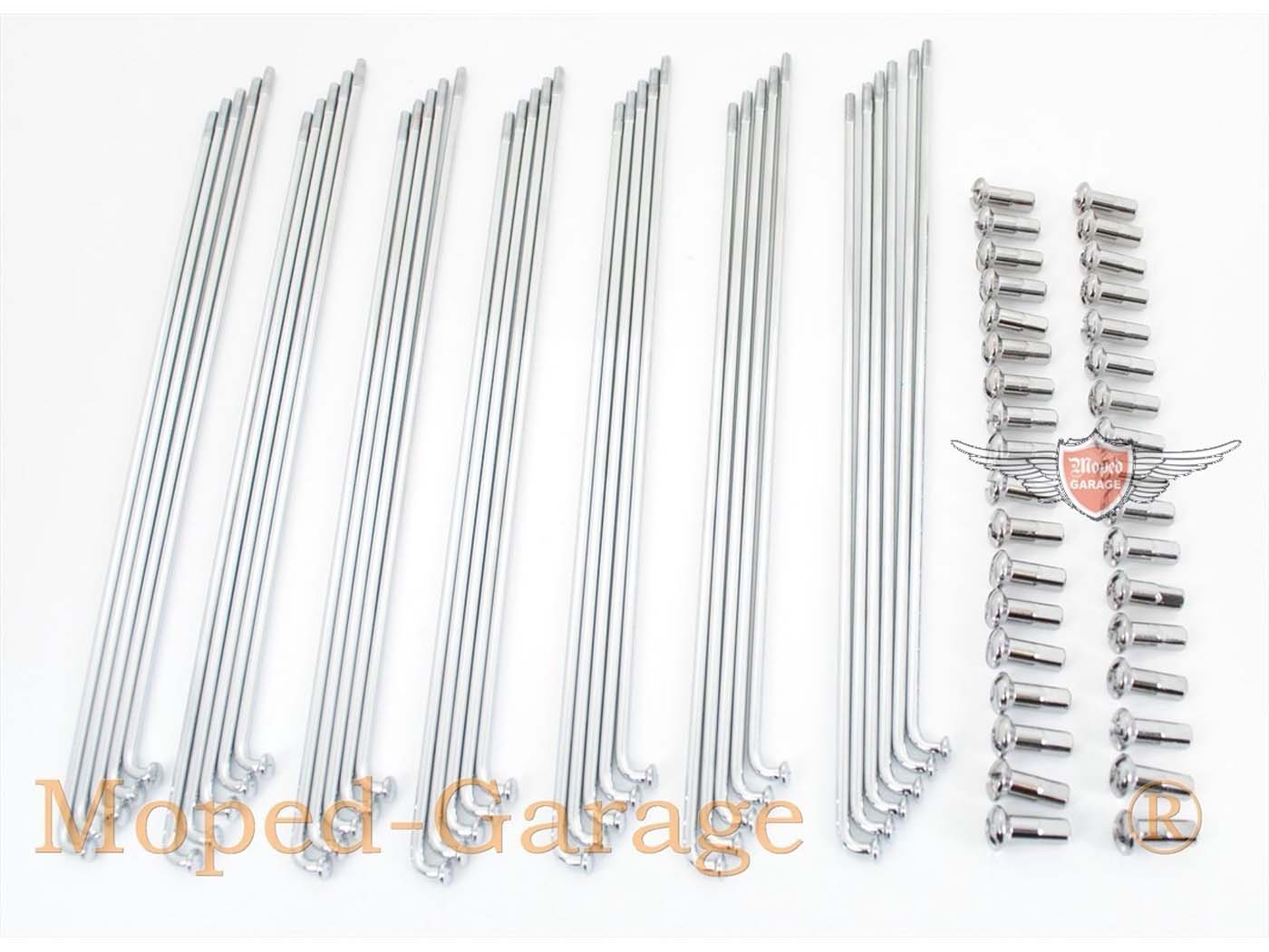 Stipinai dobilų lapų komplektas plieninis 190mm 2,7mm nipelis 5mm skirtas Hercules Prima 2N, 2S, 3S, M1, M2, M3, P1, MP 2, MF 3, 4, HR 1, DKW mopedas type 630, mopedas 25 629, Zündapp3 , Kreidler, Hercules, DKW, Zweirado sąjunga