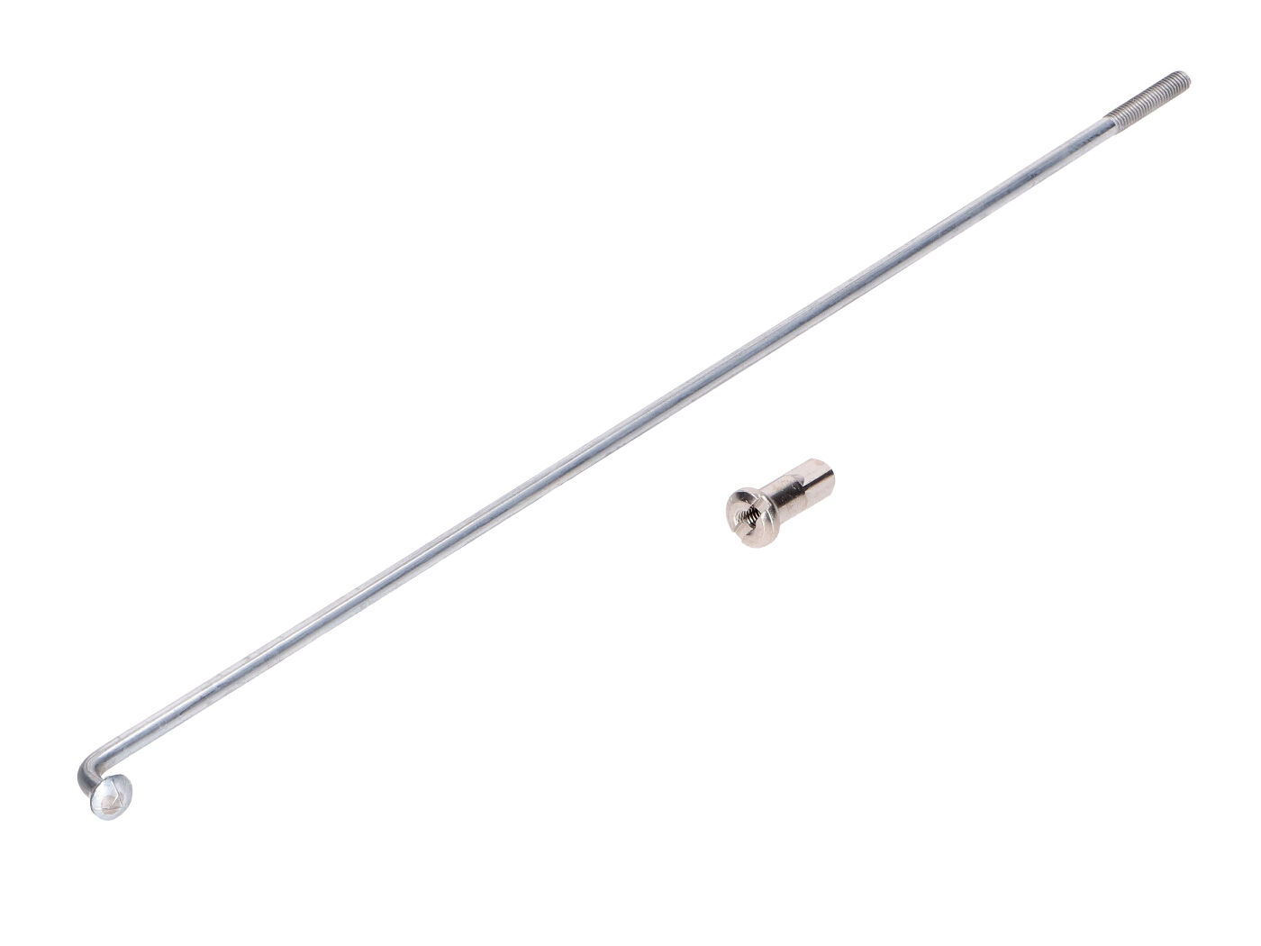 Stipinas cinkuotas 184mm d=2,6mm M3 su stipinų nipeliu mopedui