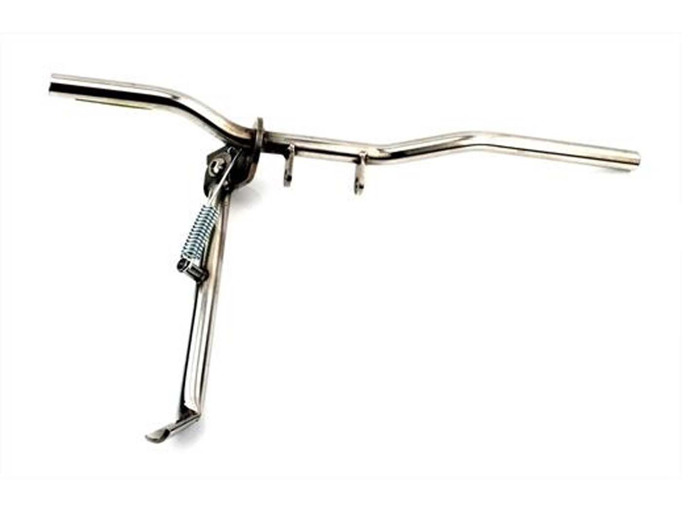 Kojų atramos vamzdis iš nerūdijančio plieno 485 mm 18 mm su šoniniu stovu, skirtu Zündapp, GTS 50, KS C 50 Sport, Super, CS