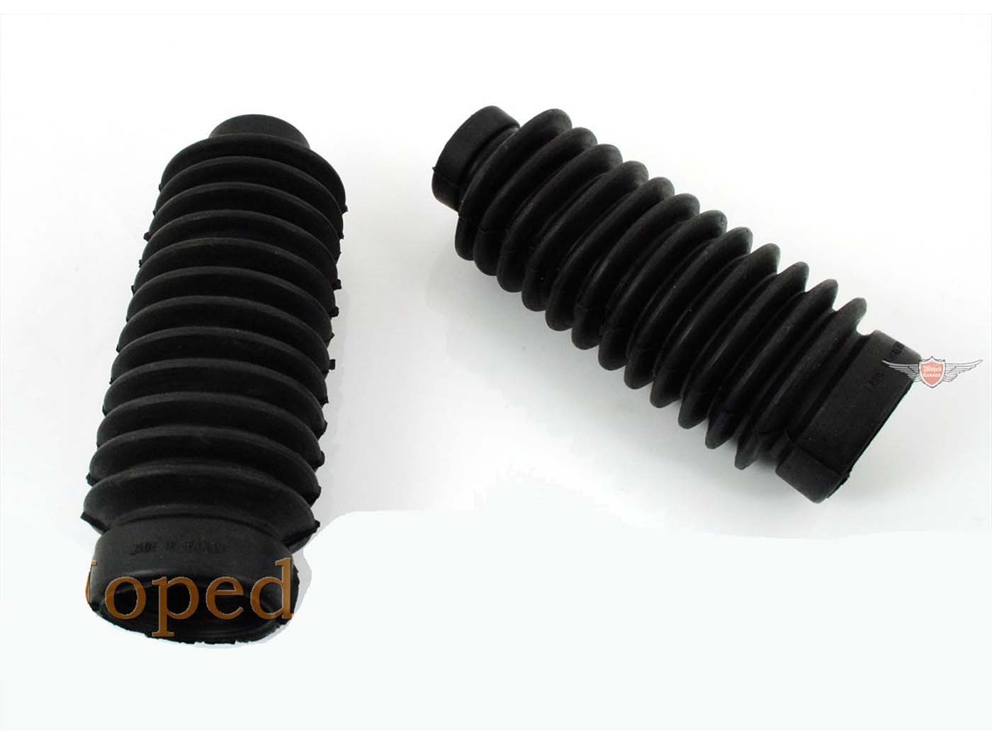 Šakės guma 30/24mm 125mm juoda Kreidler, Florett, Eiertank K 54/OM, 53