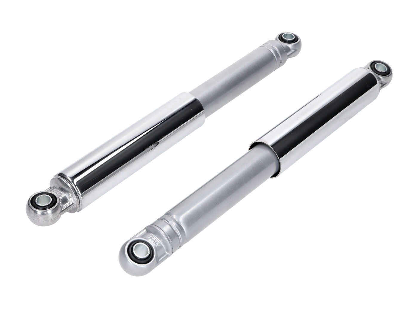 Pakabos statramsčiai IMCA chrome 320mm, skirti Zündapp mopedui, mopedui, mokick